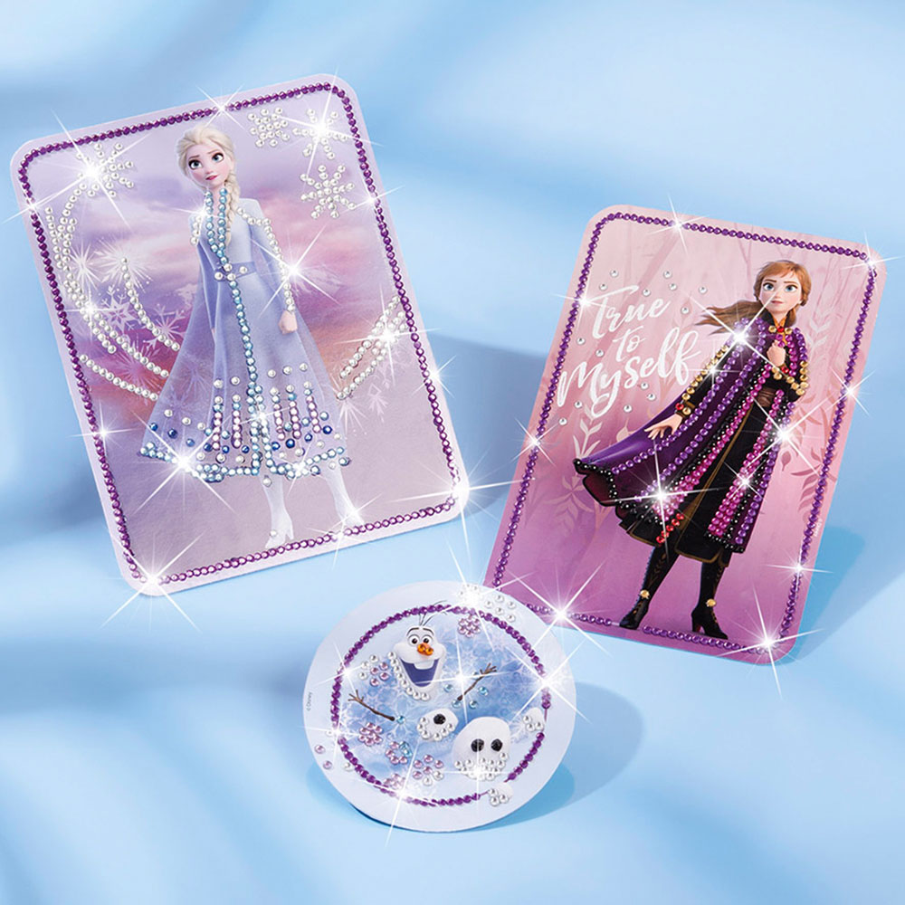 Disney Frozen 2 in 1 Creativity Set with Diamond Painting and Charm Bracelets Image 5