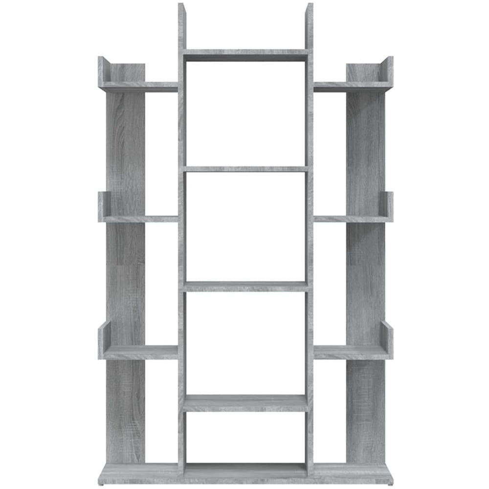 vidaXL 13 Shelf Grey Sonoma Bookcase Image 3