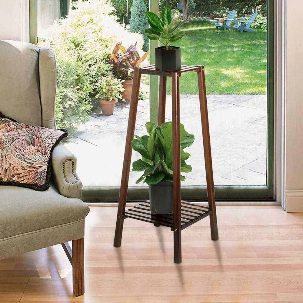Vintage Plant Stand Natural Multi-Tiered Image 4
