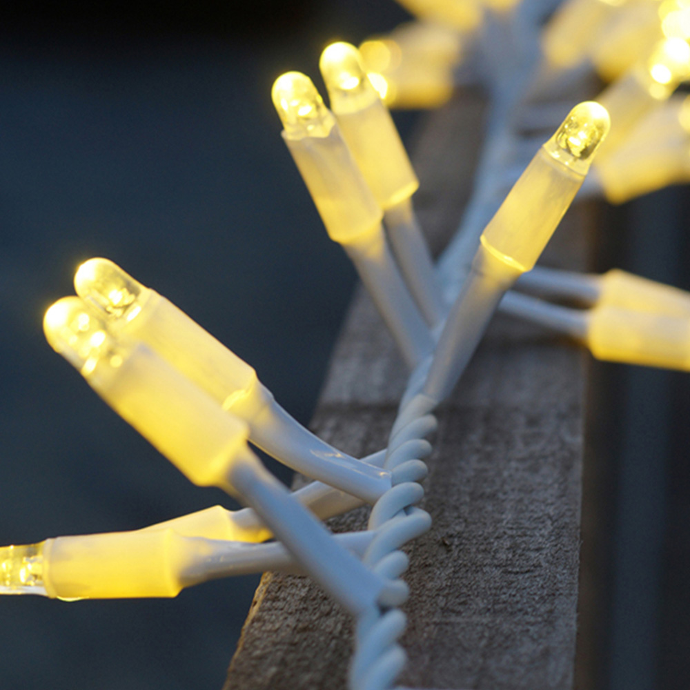 Eagle Connect 1250 Warm White LED White Cluster Light 25m Image 7