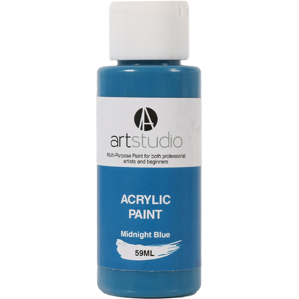 Art Studio Acrylic Paint   - Midnight Blue / 59ml Image