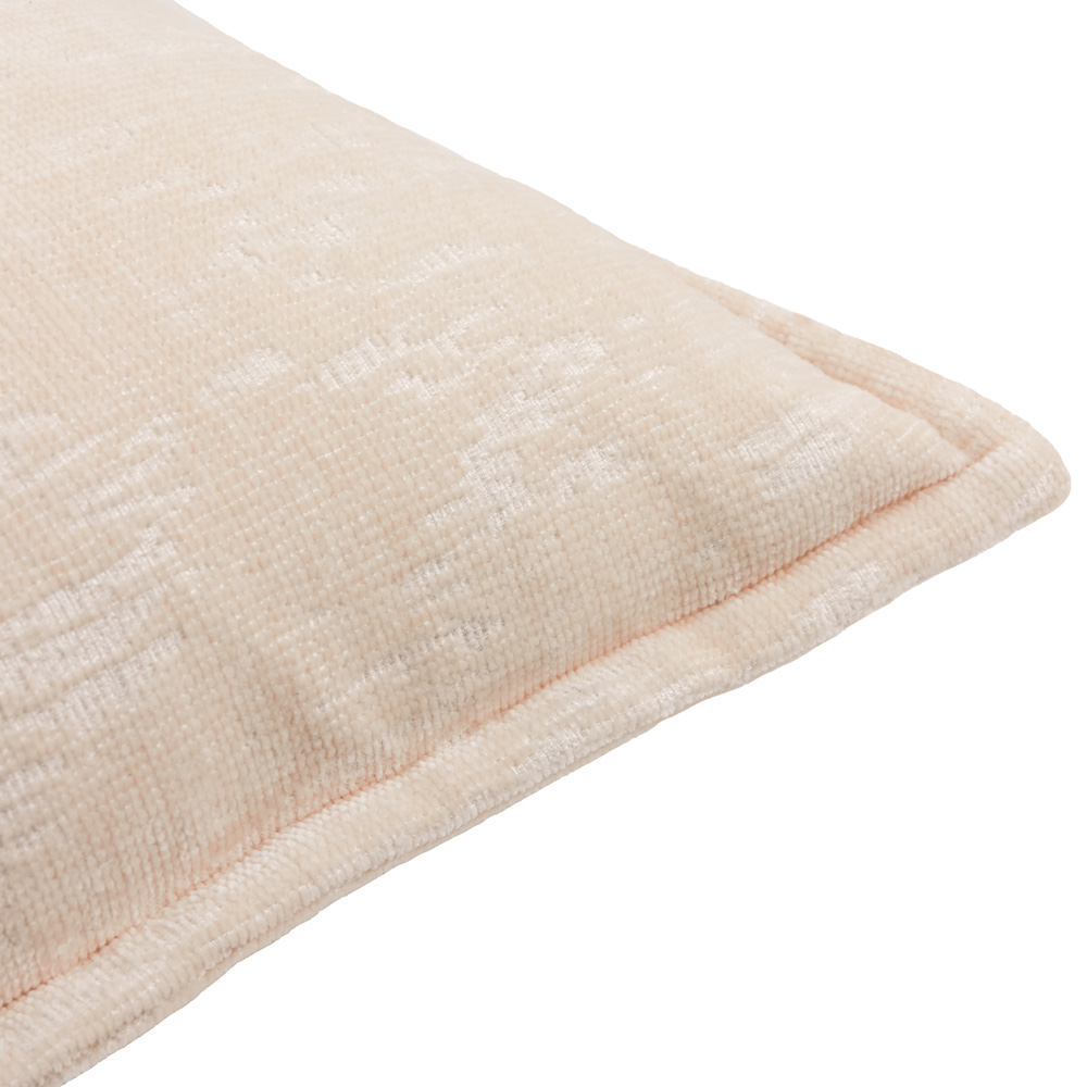 Paoletti Aurelio Jacquard Ivory Chenille Cushion 45 x 45cm Image 3