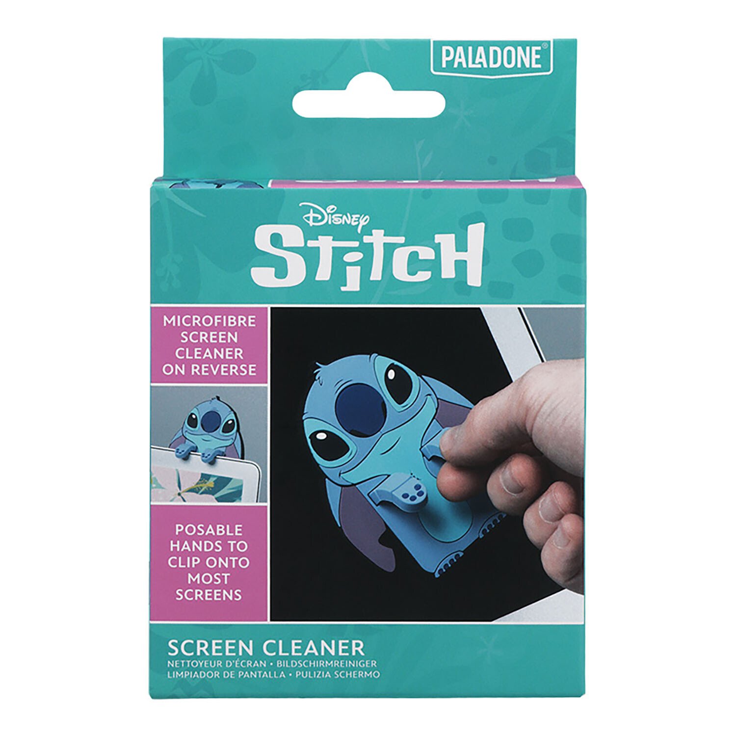 Stitch Clip On Character Screen Cleaner - Blue Image 4