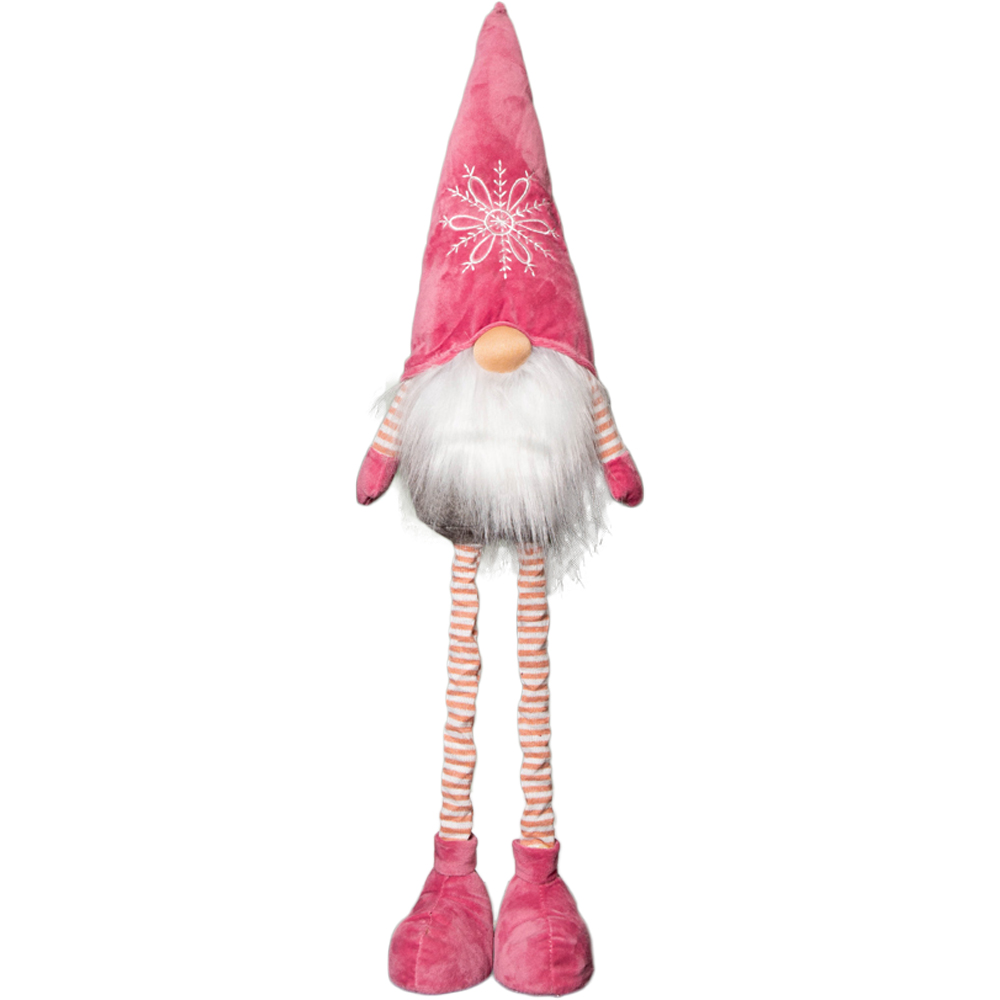 Samuel Alexander Pink Standing Gonk Christmas Decoration 74cm Image 1