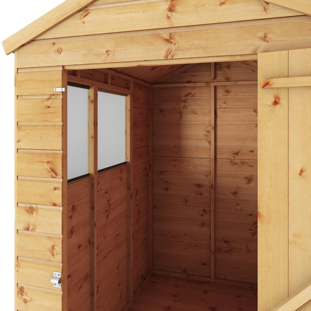 Mercia 6 x 4ft Shiplap Apex Wooden Shed Image 5