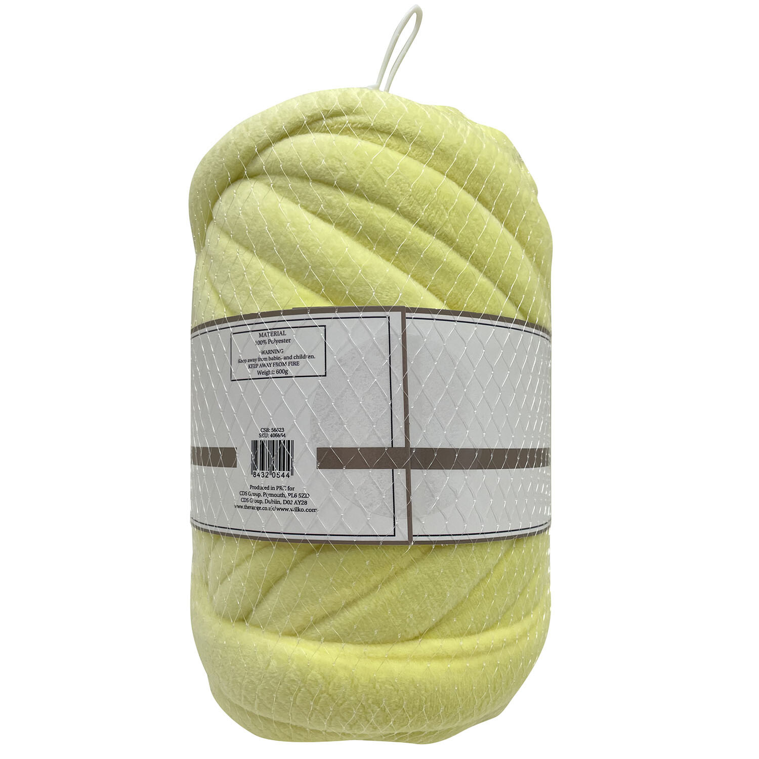Chunky Tube Yarn - Light Yellow Image 2