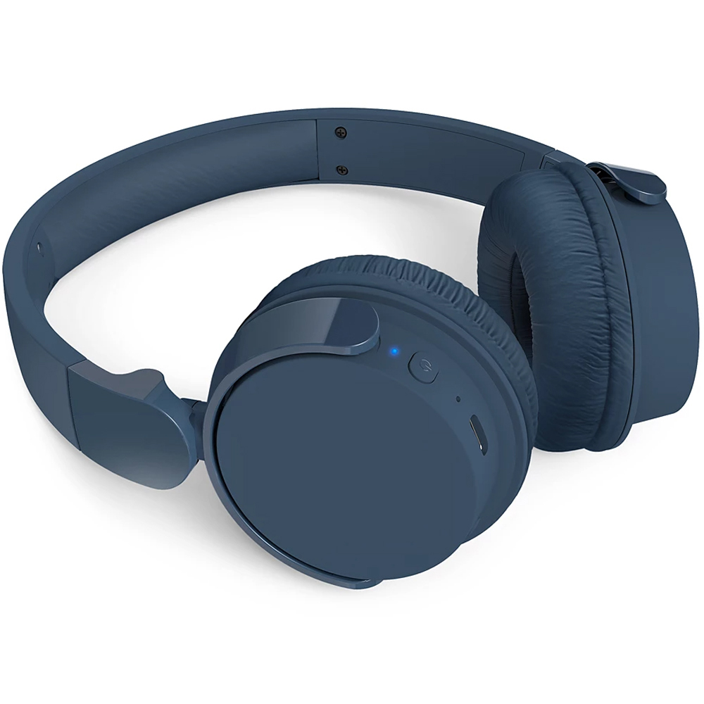 Philips 4000 Series TAH4209 Blue On-Ear Wireless BT Headphones Image 3