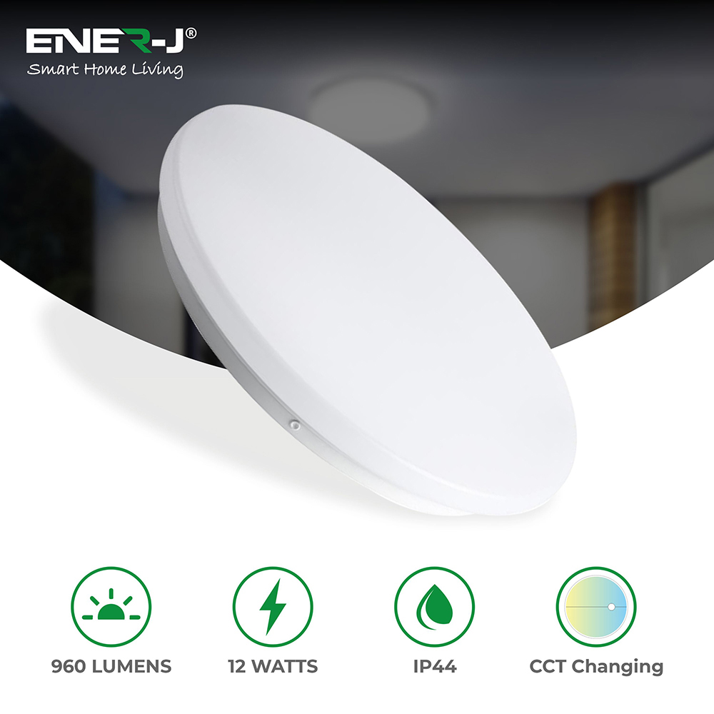 ENER-J 12W LED Ceiling light with Changeable CCT and Microwave Sensor Image 5