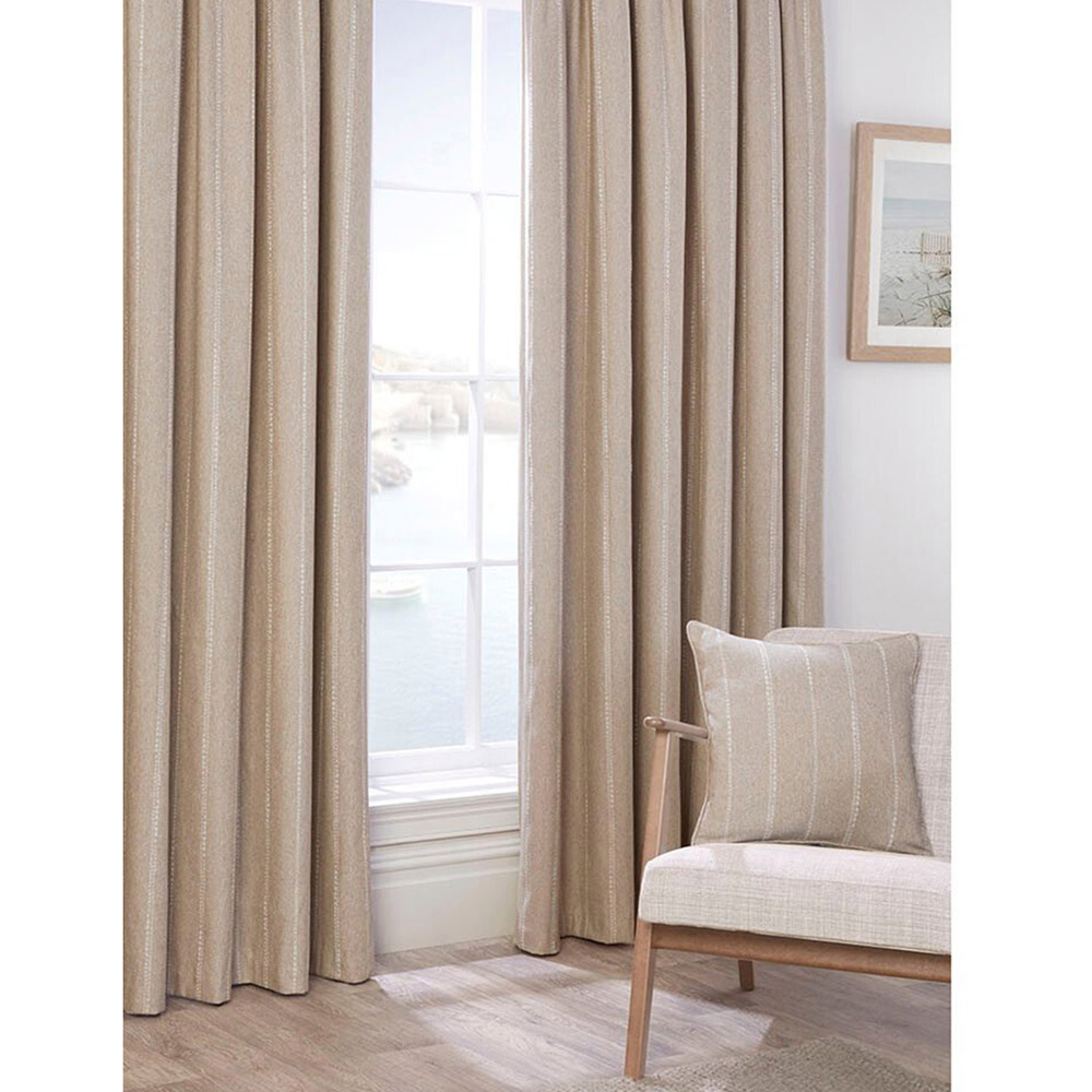 Padstow Thermal Curtain - Natural / 168cm / 137cm Image 5