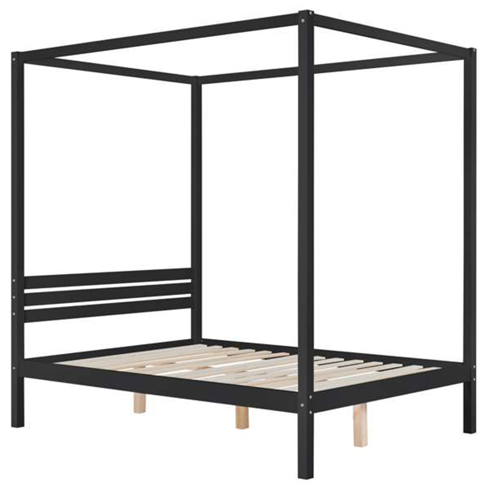 Mercia King Size Black Four Poster Bed Frame Image 2