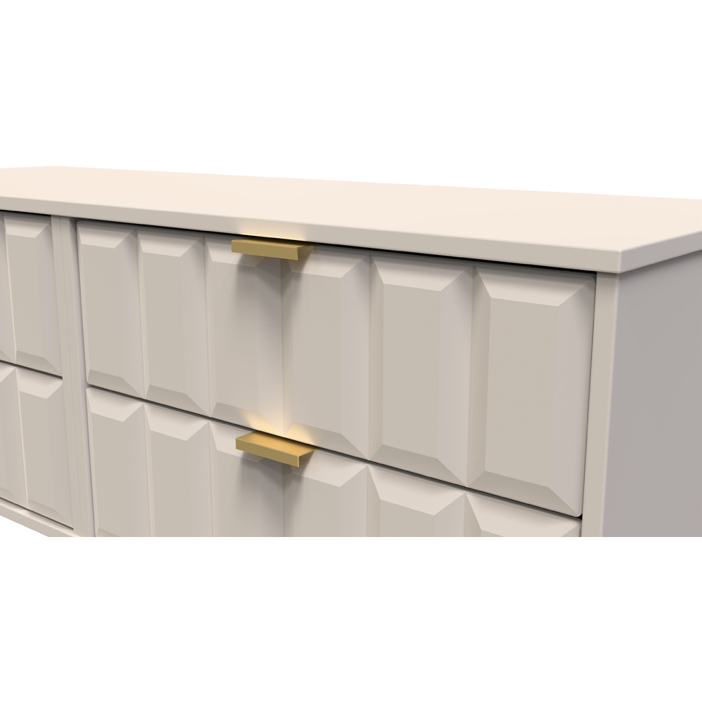 Crowndale Cube 4 Drawer Matt Kashmir Chest of Drawers Ready Assembled Image 5