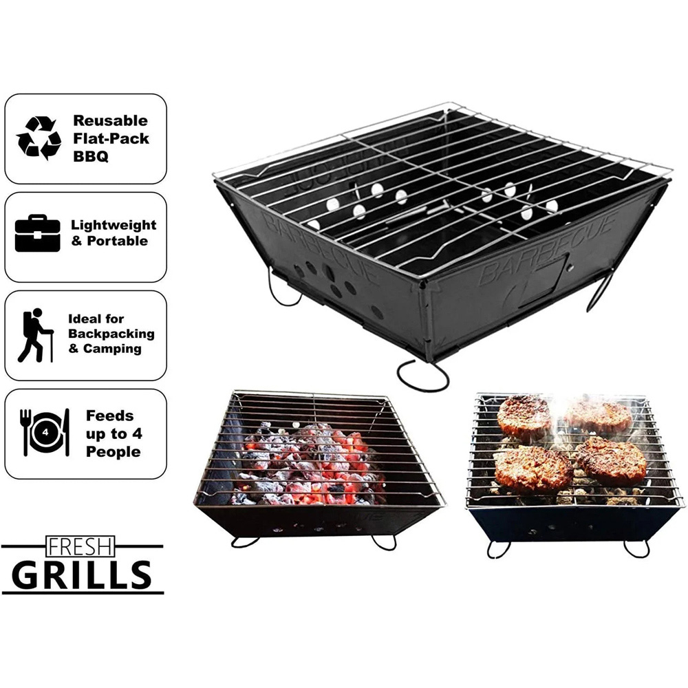 MonsterShop Fresh Grills Small Portable BBQ Image 5