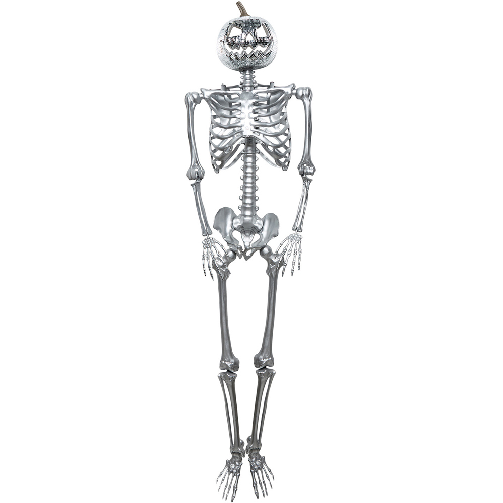 Large Disco Skeleton Silver Image 1