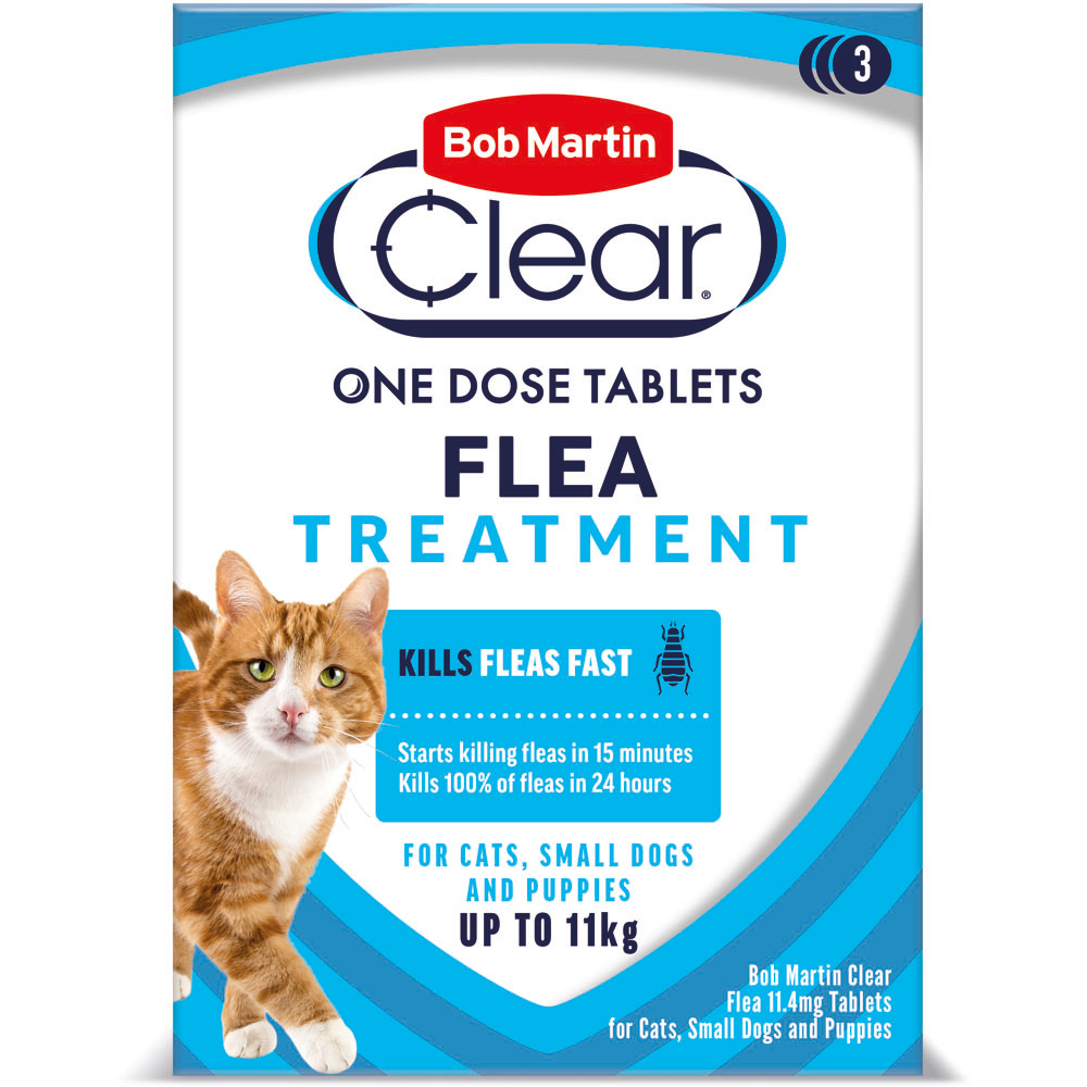 Bob Martin 3 pack Cat Flea Care Tablets Image 1