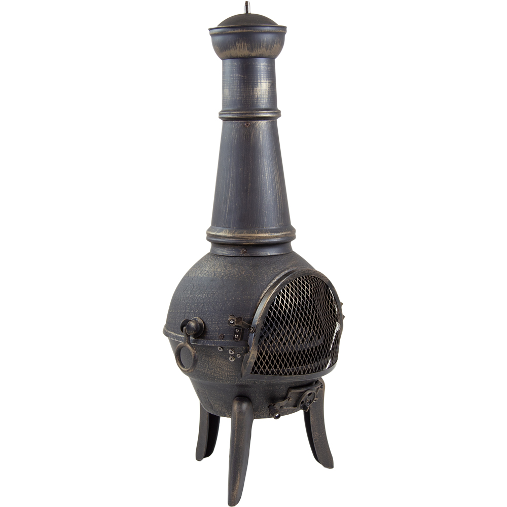 Charles Bentley Extra Large Cast Iron Chiminea Image 3
