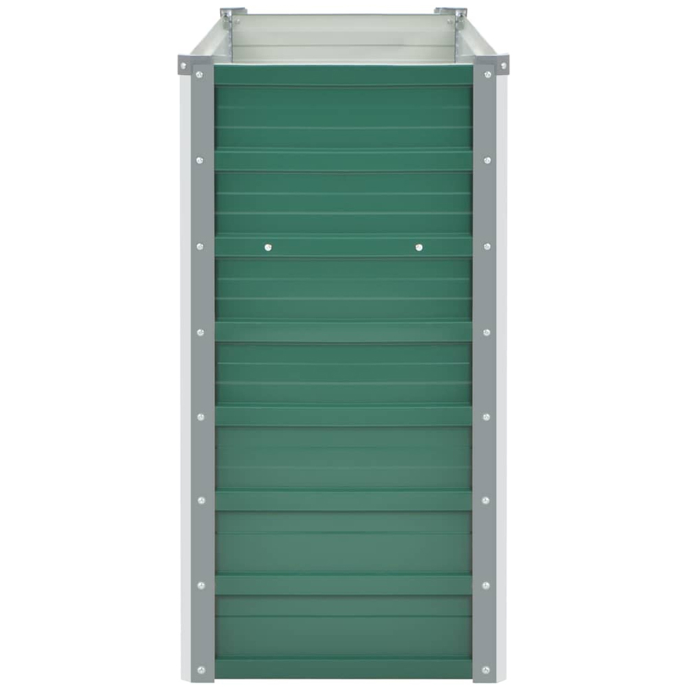 vidaXL Green Galvanised Steel Raised Garden Bed 77 x 40 x 100cm Image 4