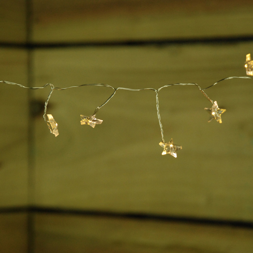 Samuel Alexander 80 Warm White Star-Shaped Christmas Cluster Light 2m Image 5