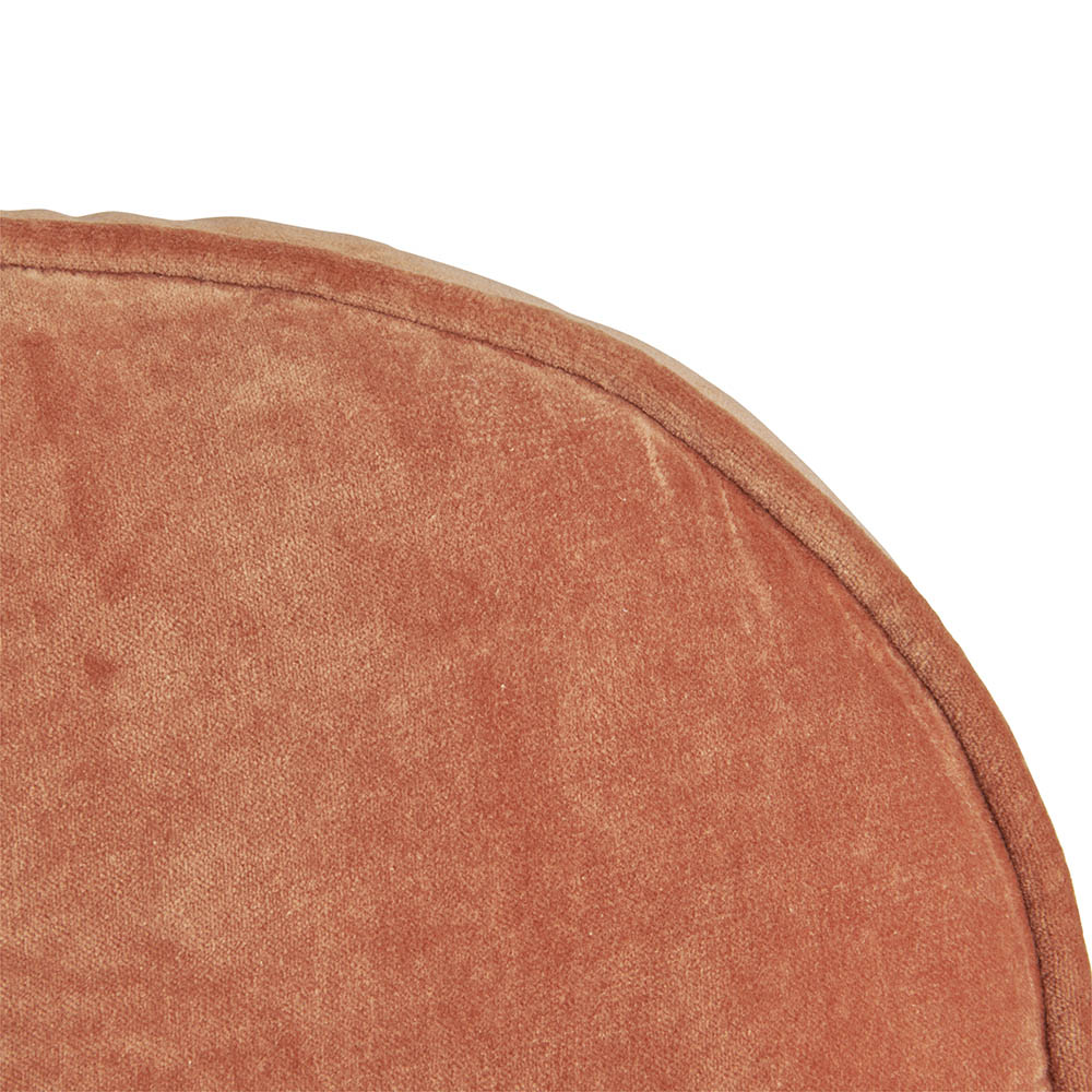 Wilko Orange Round Cushion 45cm Image 2