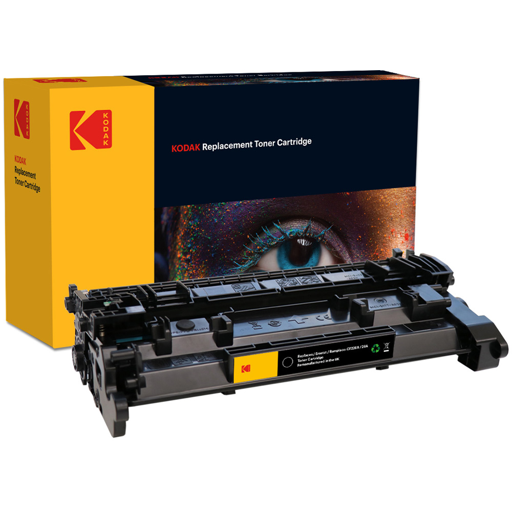 Kodak HP CF226A Black Replacement Laser Cartridge Image 1