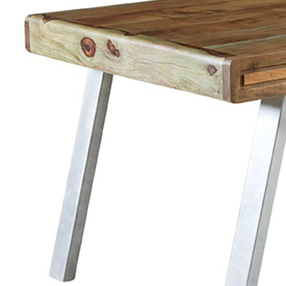 Brooklyn 4 Seater Hardwood Dining Table Image 3