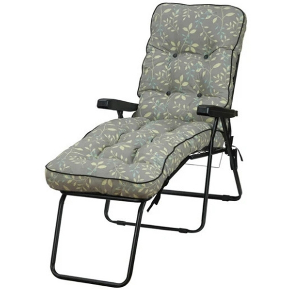 Glendale Deluxe Country Green Sun Lounger Image 2
