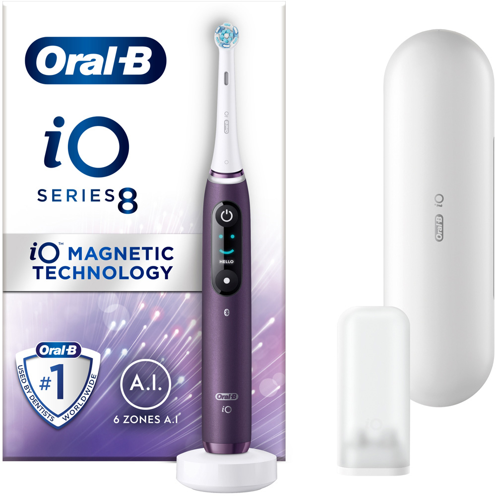 Oral-B iO Series 8 Violet Ametrine Rechargeable Toothbrush Image 3
