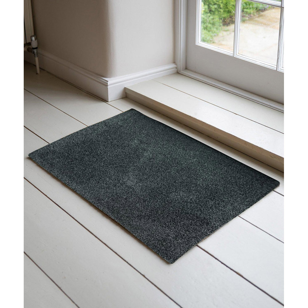 Desire Rugs Anthracite Non Slip Absorbent Dirt Trapper Entrance Door Mat 50 x 80cm Image 5