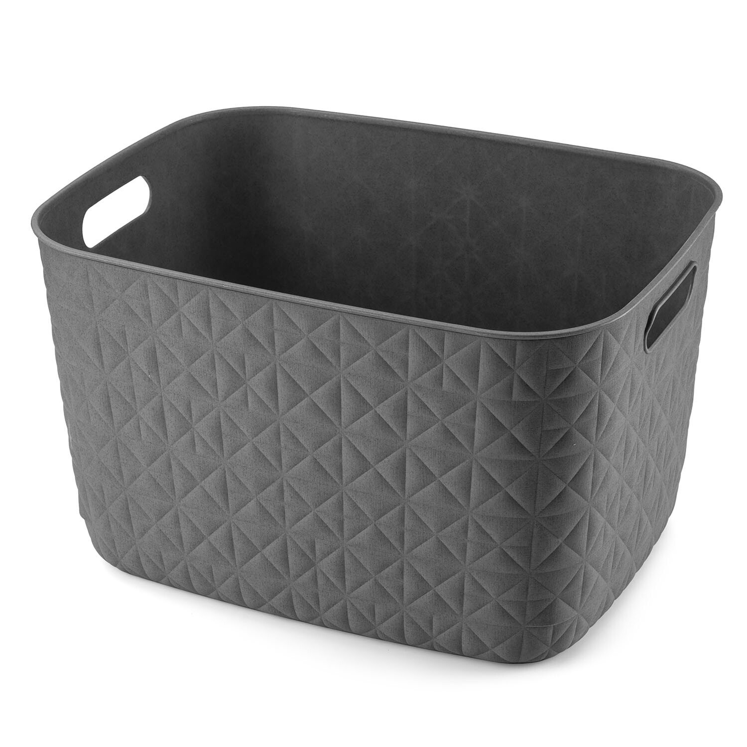 Curver Softex 19L Grey Storage Basket Image 1