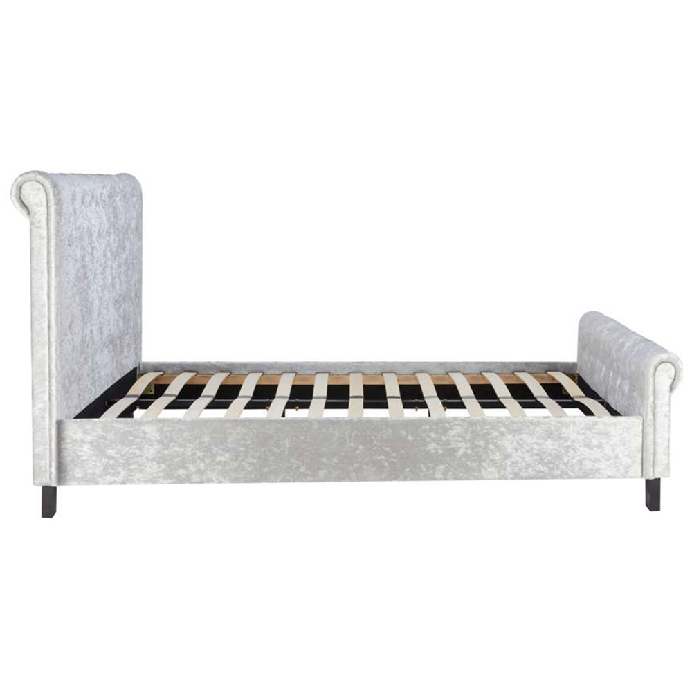 Sienna Double Grey Bed Frame Image 4