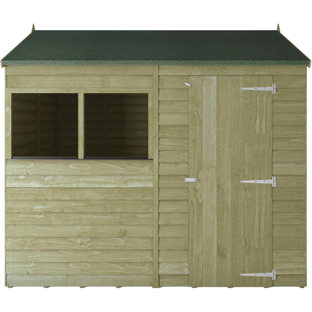 Mercia 6 x 8ft Overlap Reverse Apex Shed Image 4