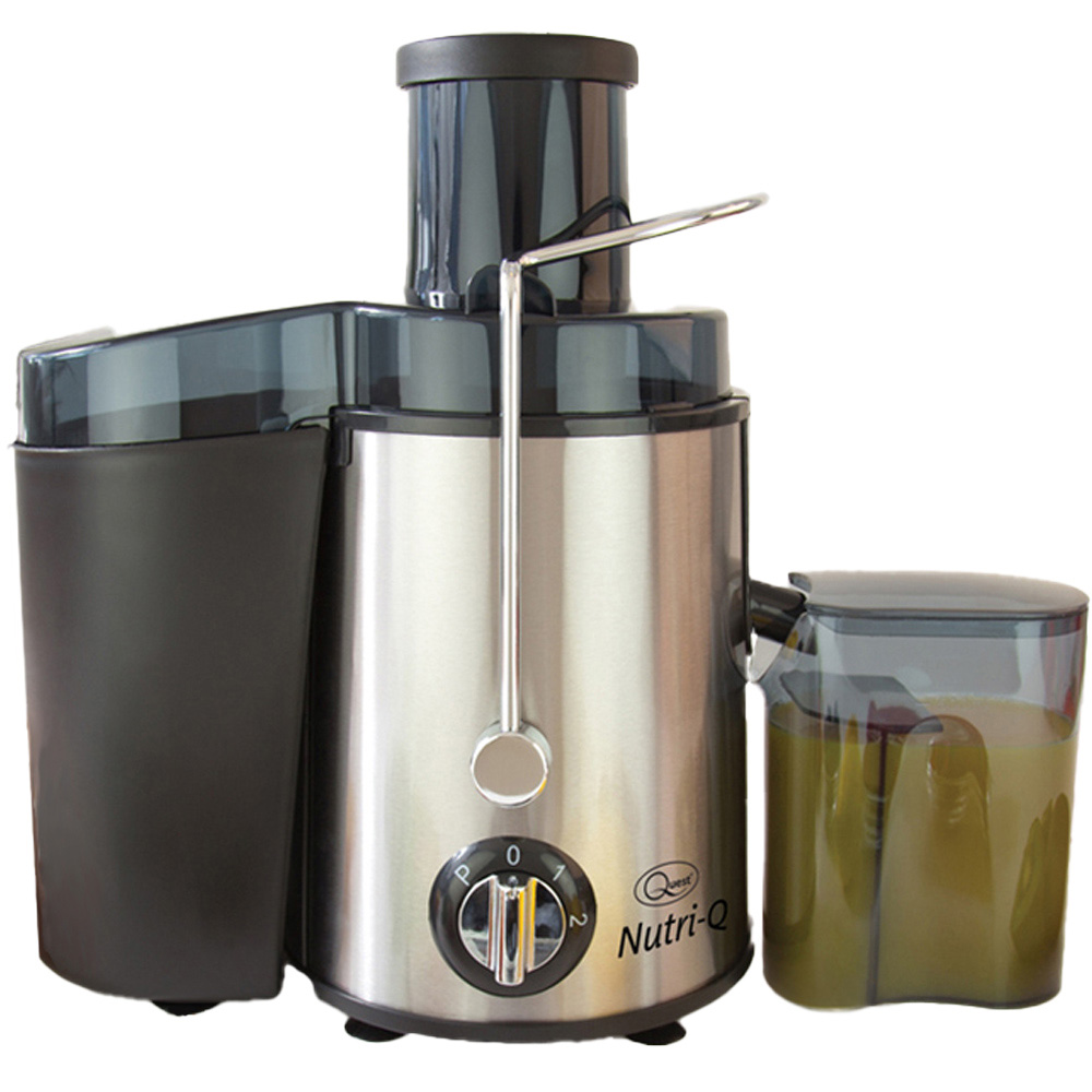 Quest Nutri-Q Black and Silver Centrifugal Power Juicer Image 1