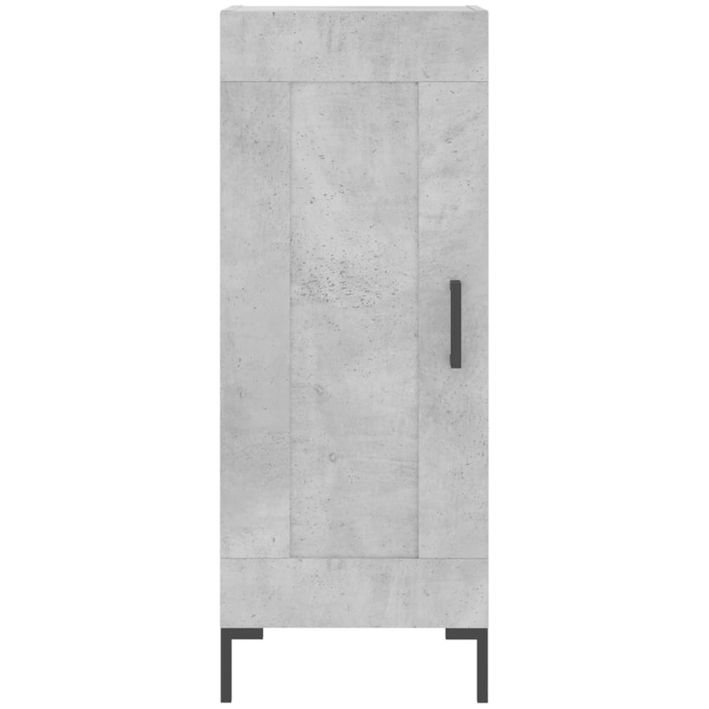 vidaXL 2 Door Concrete Grey Highboard Image 8