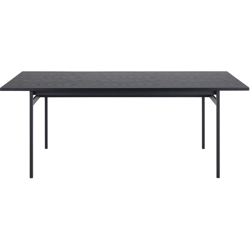 Florence Angus 6 Seater Dining Table Black Image 2