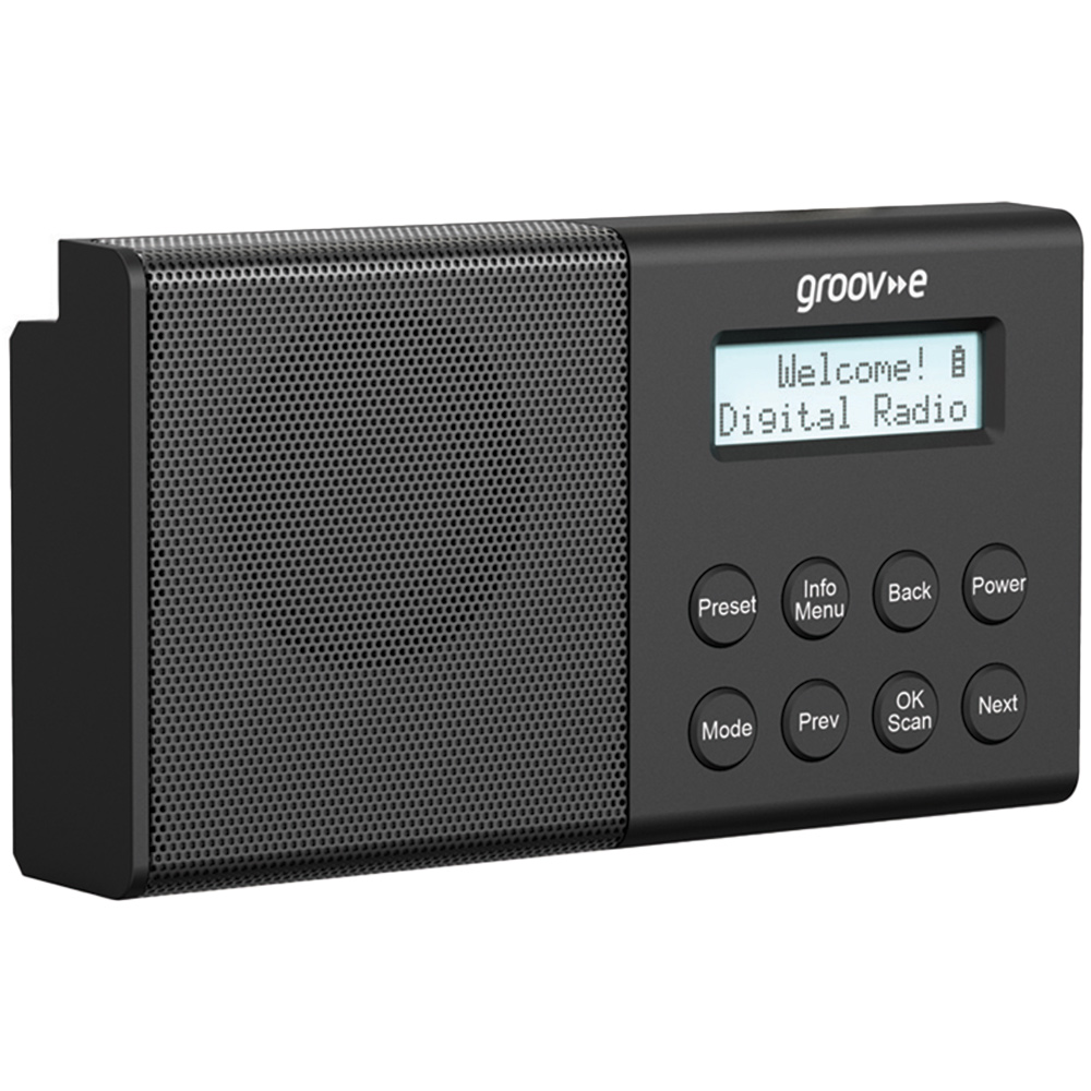 Groov-e Geneva Portable DAB and FM Digital Radio Image 1