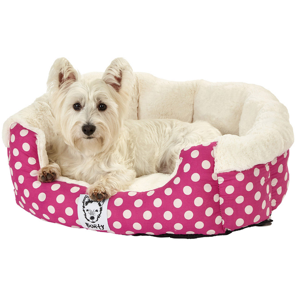 Bunty Deep Dream Large Pink Pet Bed Wilko