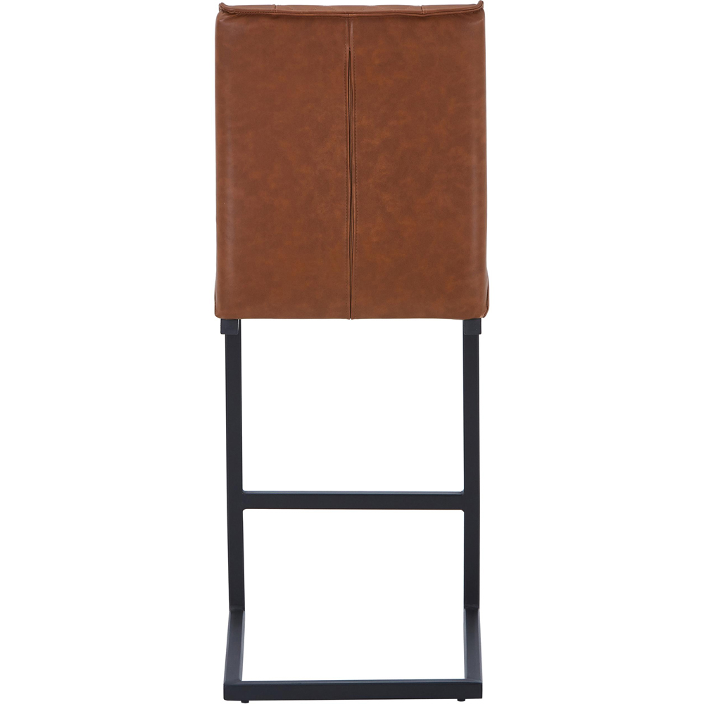 Portland Kensington Tuscan Tan Cross Stitch Bar Stool Image 5