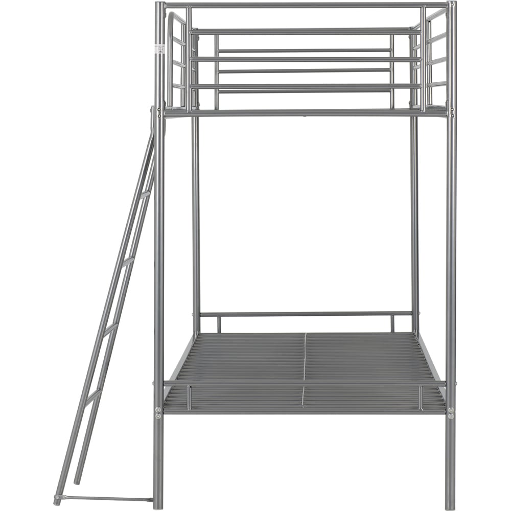 Seconique Brandon Single Silver Bunk Bed Image 4