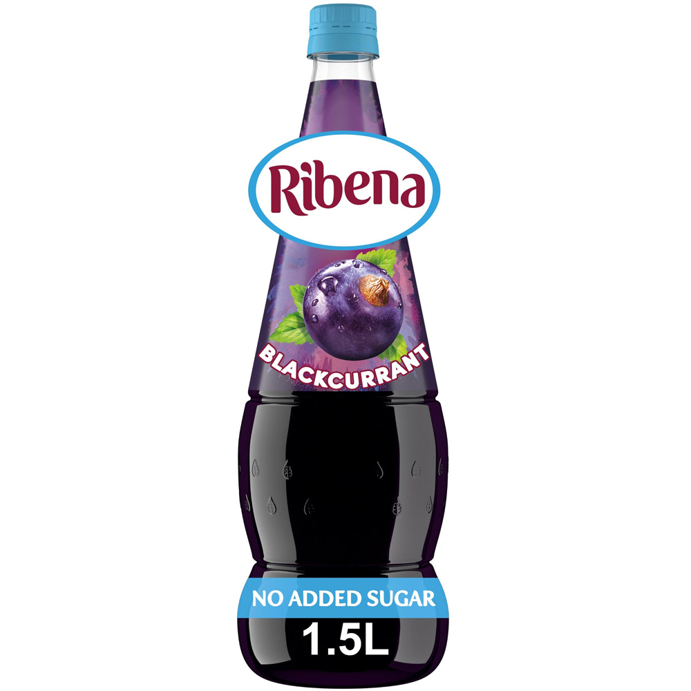 Ribena Blackcurrant Squash No Added Sugar 1.5L Image 1