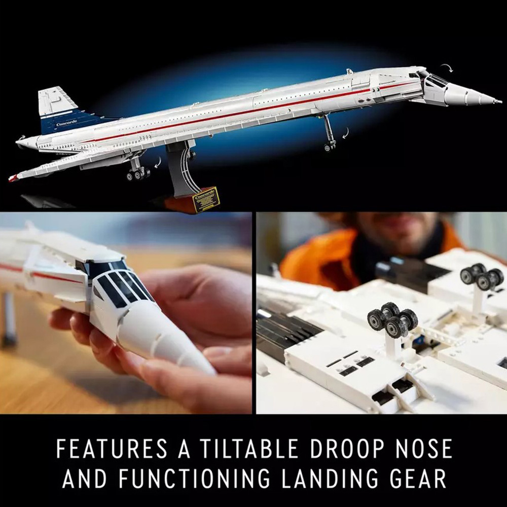 LEGO Icons 10318 Concorde Building Kit Image 4