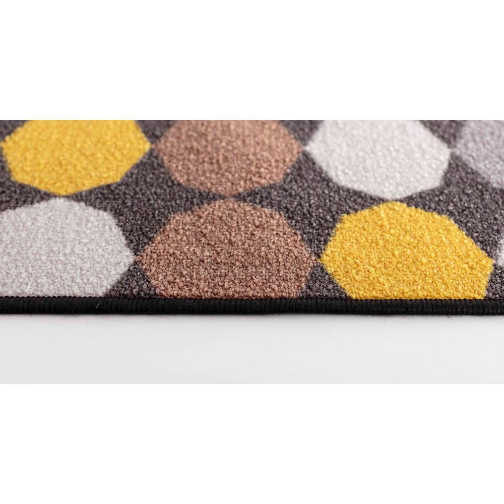 Desire Rugs Havana Gold Oval Anti Slip Door Mat 90 x 57cm Image 3