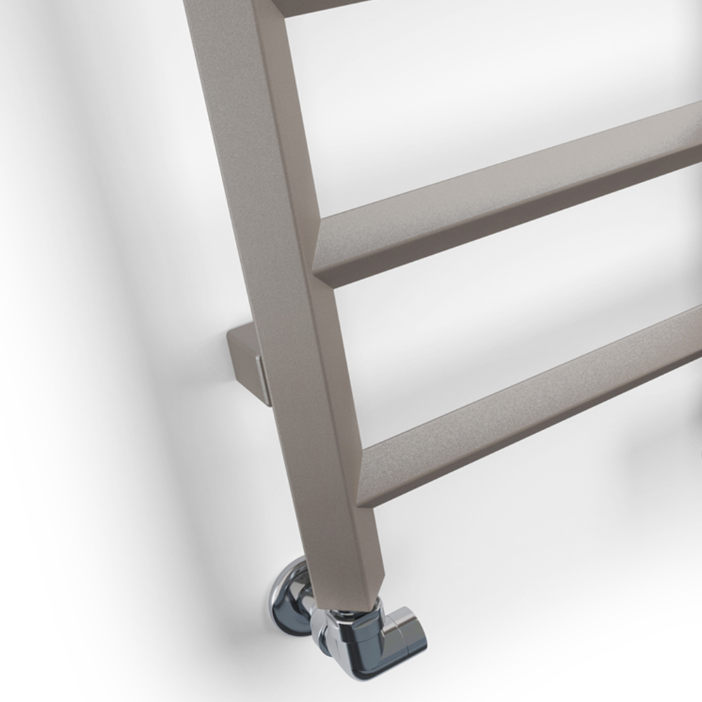 Terma Crystal 805 BTU Sparkling Gravel Electric Heated Towel Rail 840 x 400mm Image 4