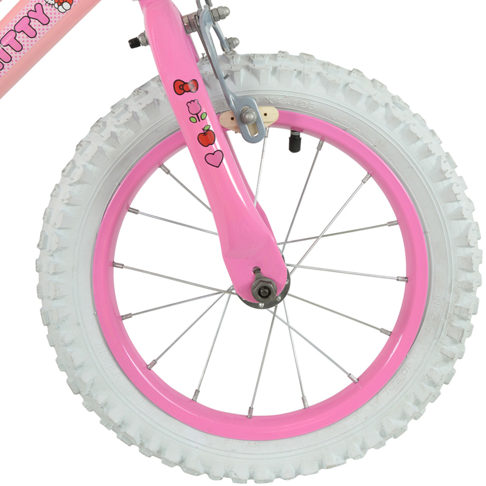 MoVe Hello Kitty 14 inch Bike with Squishle Backpack and Tassels Image 5