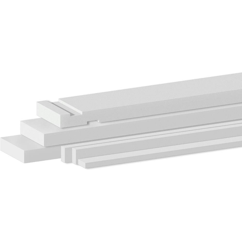 JB Kind Trenched Hardwood White Primed Internal Door Lining Set 2070 x 108mm Image 3