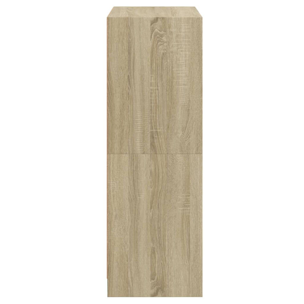 vidaXL 6 Glass Door Sonoma Oak Highboard Image 7