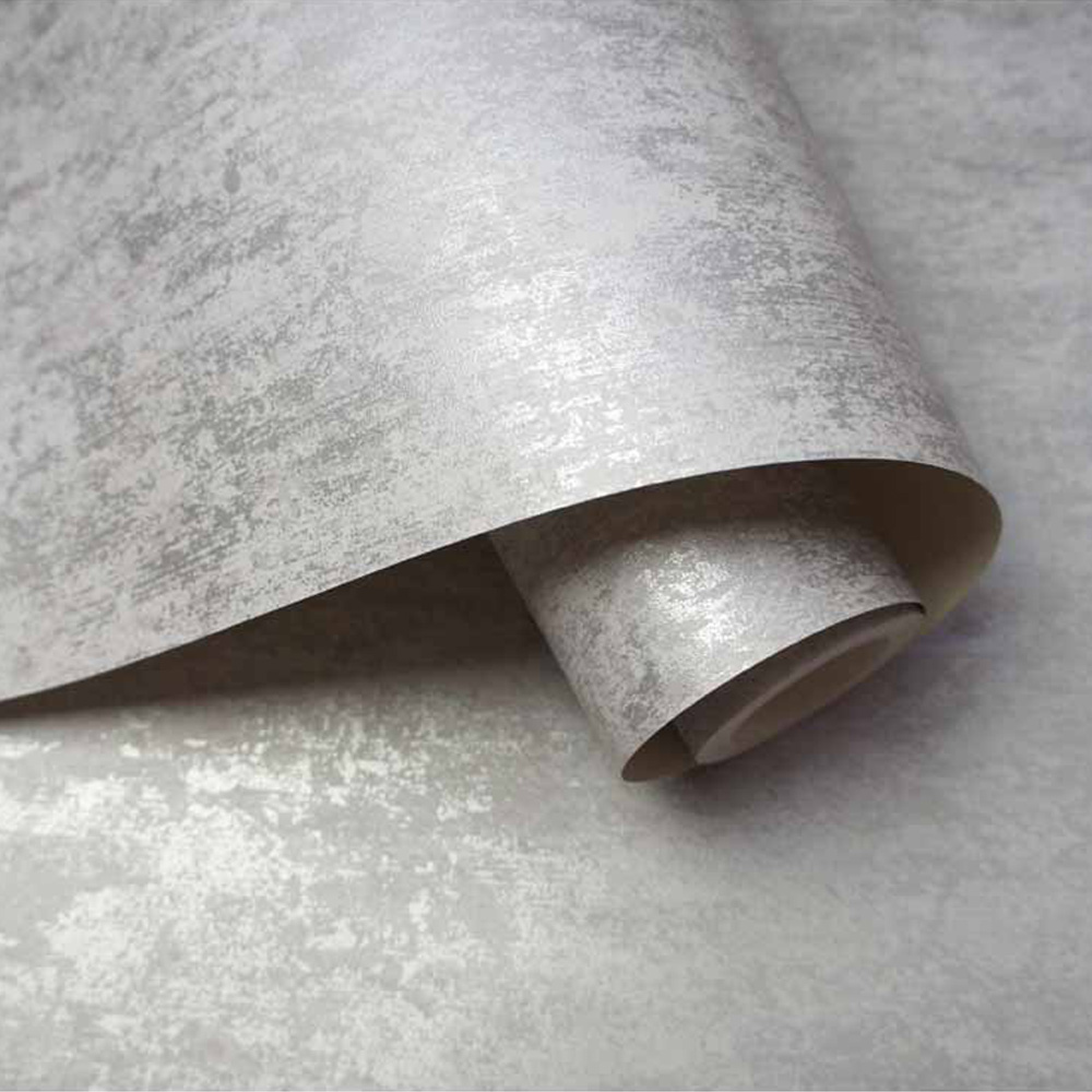 Holden Decor Industrial Textured Grey Metallic Wallpaper Image 2