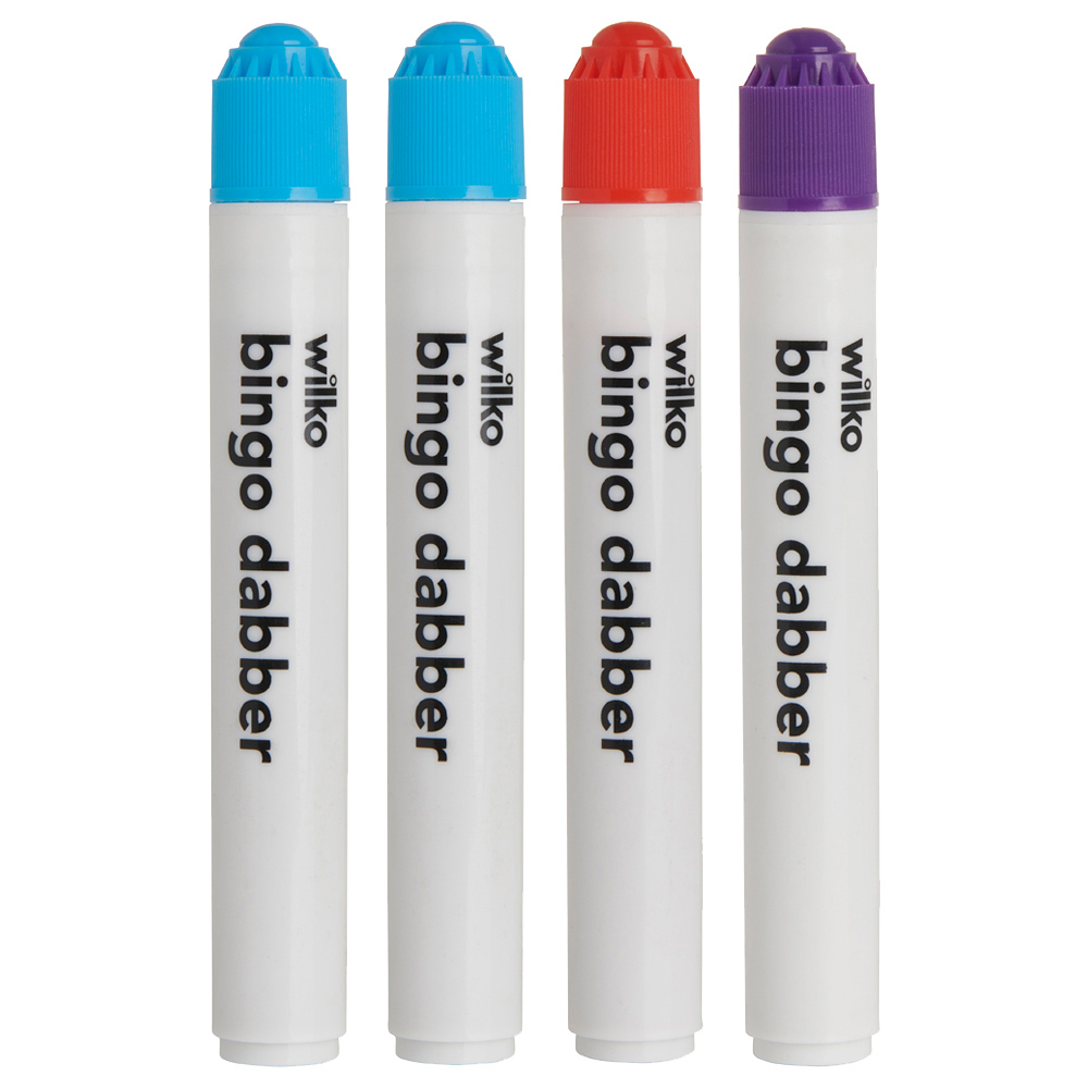 Wilko Bingo Dabber 4 Pack Wilko