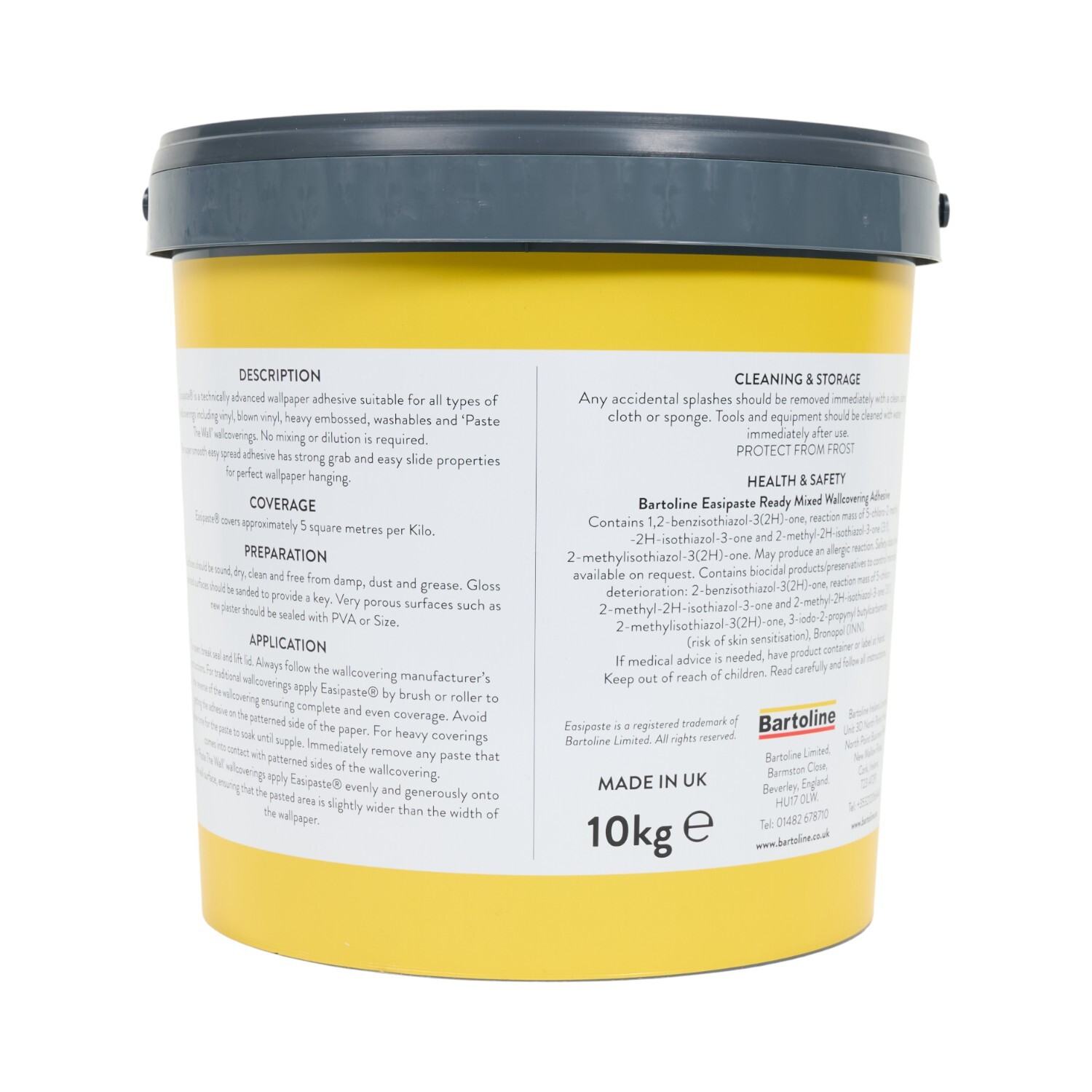 Bartoline Easipaste Ready Mixed Wallcovering Adhesive Image 2