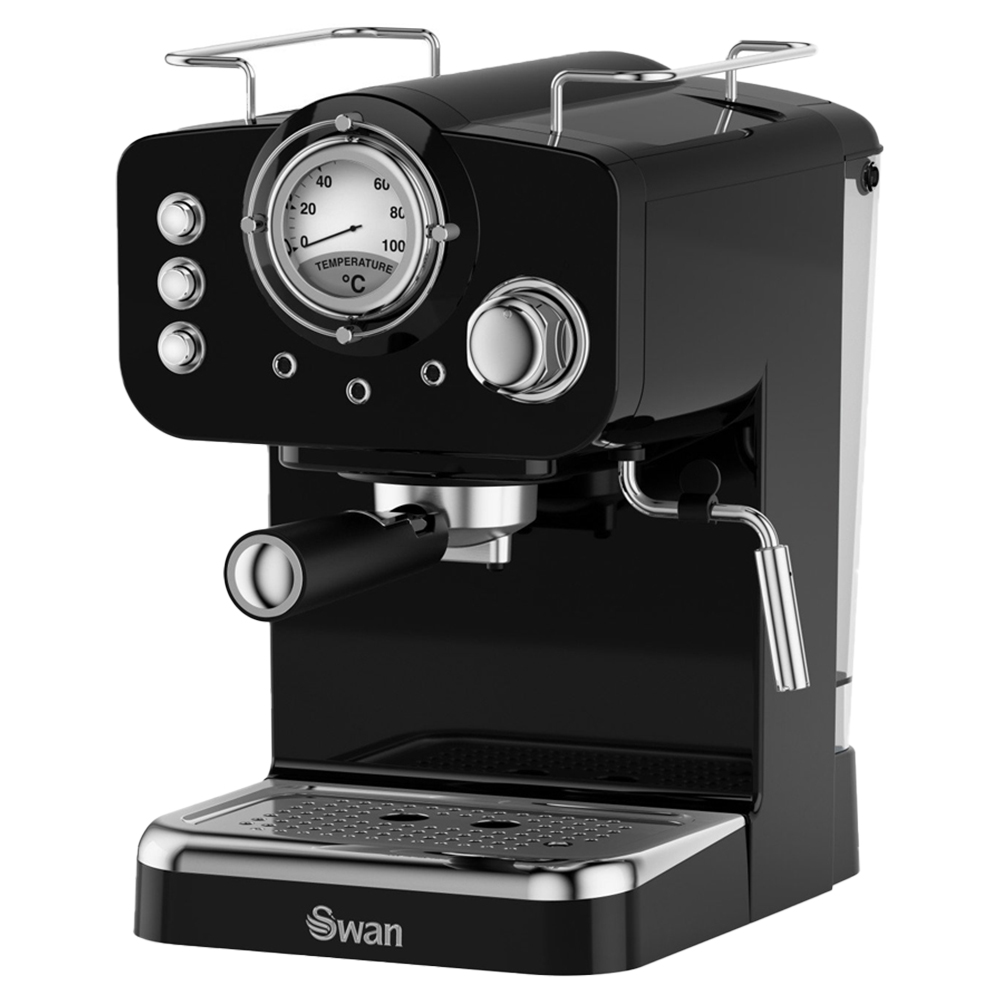Swan SK22110BN Black Pump Espresso Coffee Machine 1100W Image 1