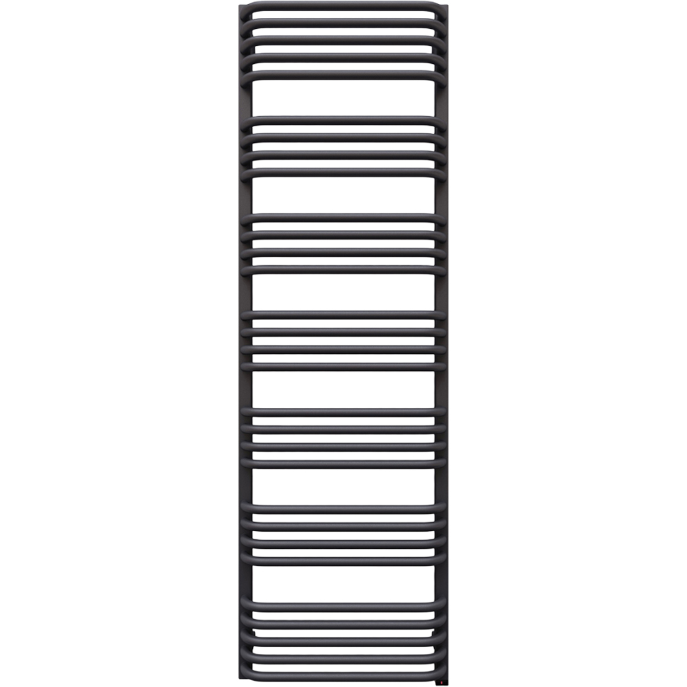 Terma Alex One 2728BTU Modern Grey Electric Towel Rail 1580 x 500mm Image 1