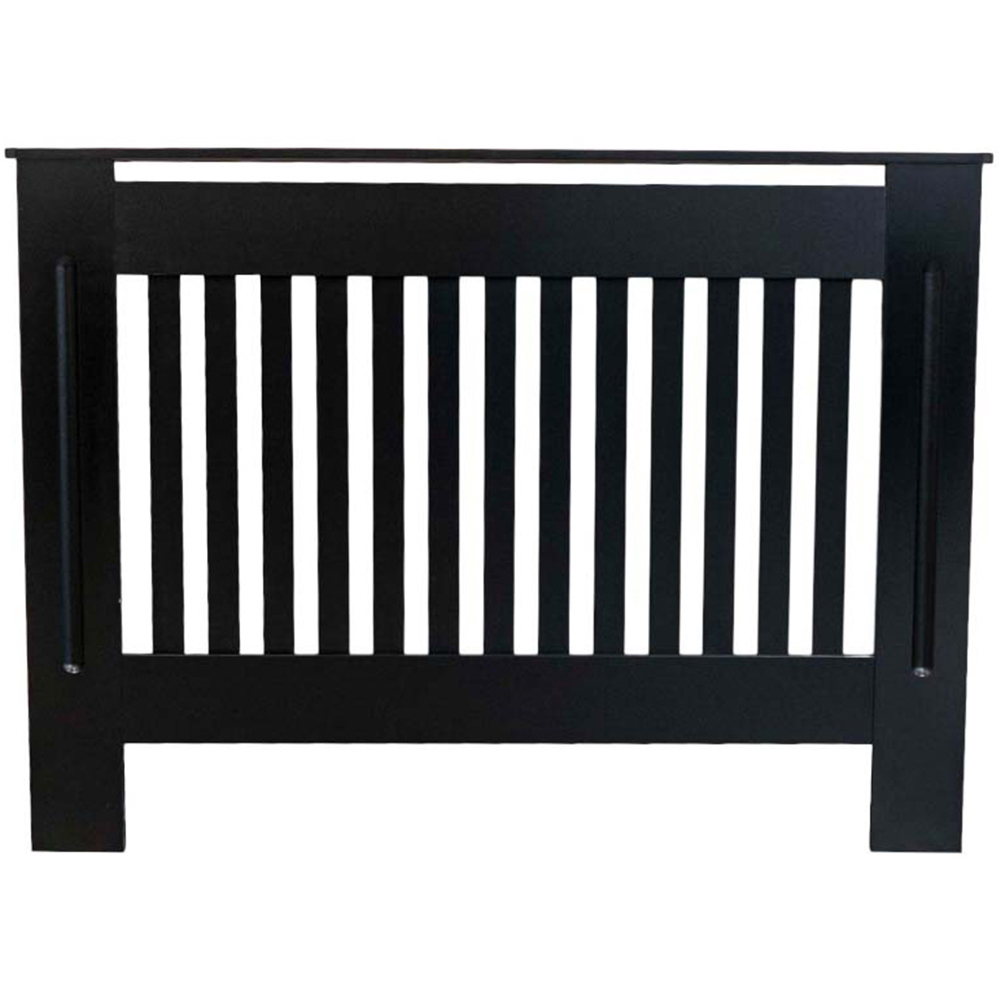 Jack Stonehouse Matt Black Vertical Line Radiator Cover Medium Image 3